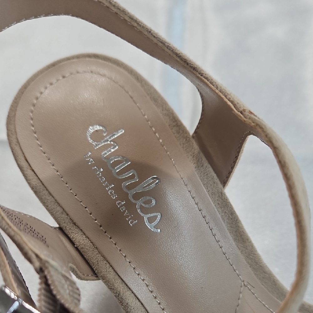 Charles By Charles David Tan Wedge Sandals - Picture 6 of 8